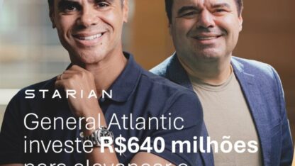 Starian levanta R$ 640 milhões com a General Atlantic para alavancar M&As 